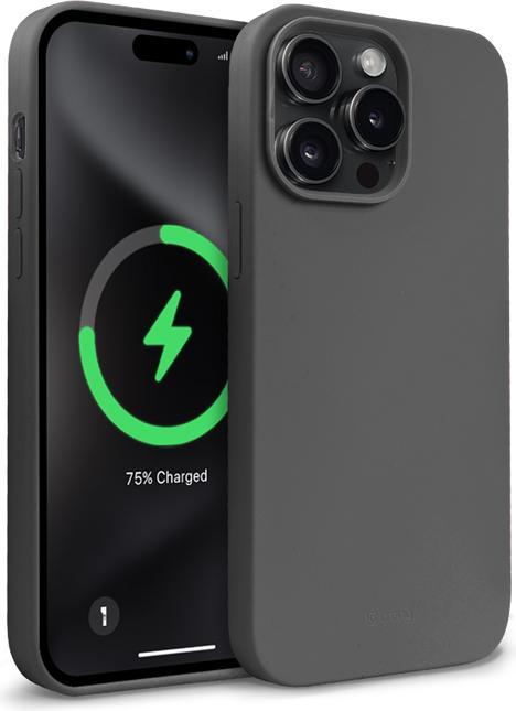 Actual product image Crong Colour Cover Magnetic - iPhone 15 Pro Max MagSafe case (Titanium) (Apple iPhone 15 Pro Max)