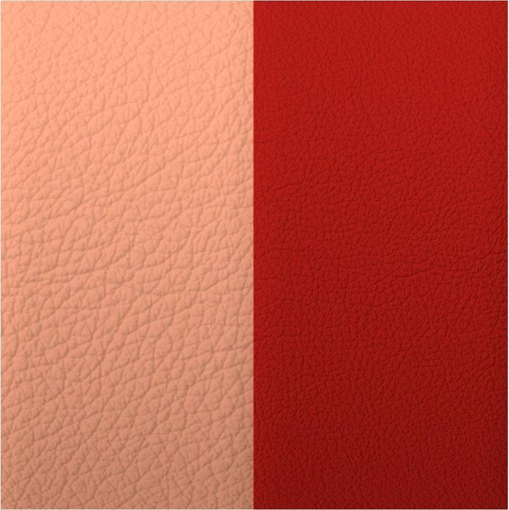 Les Georgettes Barbe à papa/Rouge acidulé (Cuir)