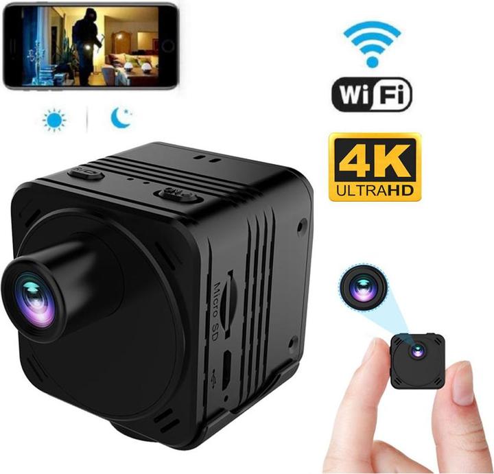 Actual product image Werkstein Mini WiFi IP Kamera Ultra HD 4K (3840 x 2160 pixels)