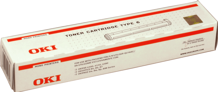 Produktbild OKI 00079801TYPE 6 Toner 2.000 Seiten Schwarz OkiPage 8 W (BK)