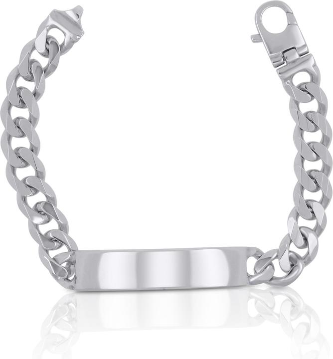 Immagine prodotto Muau Bracciale con badge (19 cm, Argento 925)