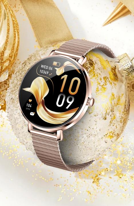 Actual product image PhoneLook Smart Watch NX21 mit Touchscreen-LED Sport-/Fitness-/Schlafprogrammen Mailänder Armband