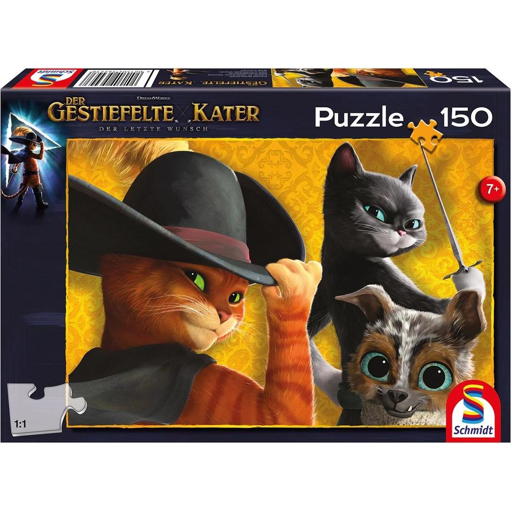 Thumbnail - Schmidt Spiele Der gestiefelte Kater und seine Freunde (150 Teile)