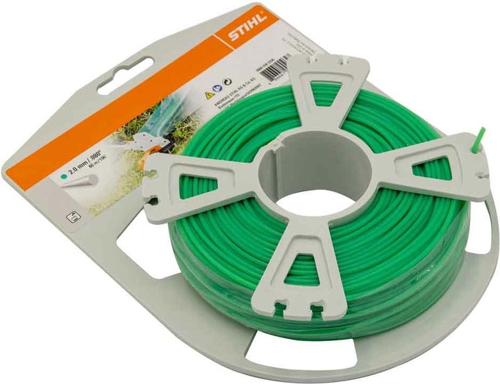 Immagine prodotto Stihl 9302336 Filo per falciatura rotondo 2,0mm x 60,0m, verde (Pioniere delle erbacce, Lenza per tagliabordi + rocchetto di lenza)