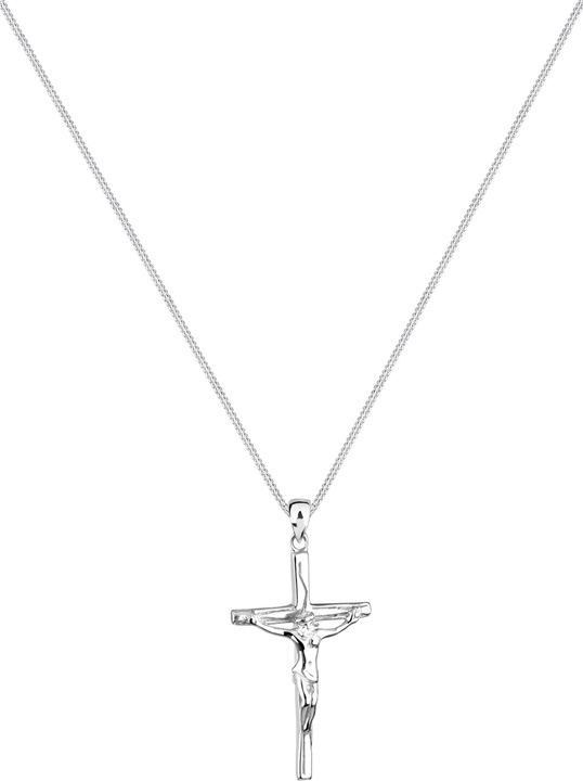 Elli mit Kreuz-Anhänger (Sterling Silber, 45 cm)