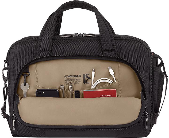 Productafbeelding Wenger Cosmic Brief 14 - 16" Laptop-Tasche mit Tablet-Fach - schwarz (16")