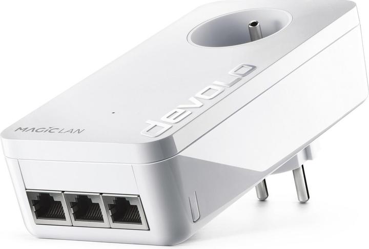 Produktbild Devolo Magic 2 LAN triple Ethernet LAN White 1 pc(s) (2400 Mbit/s)