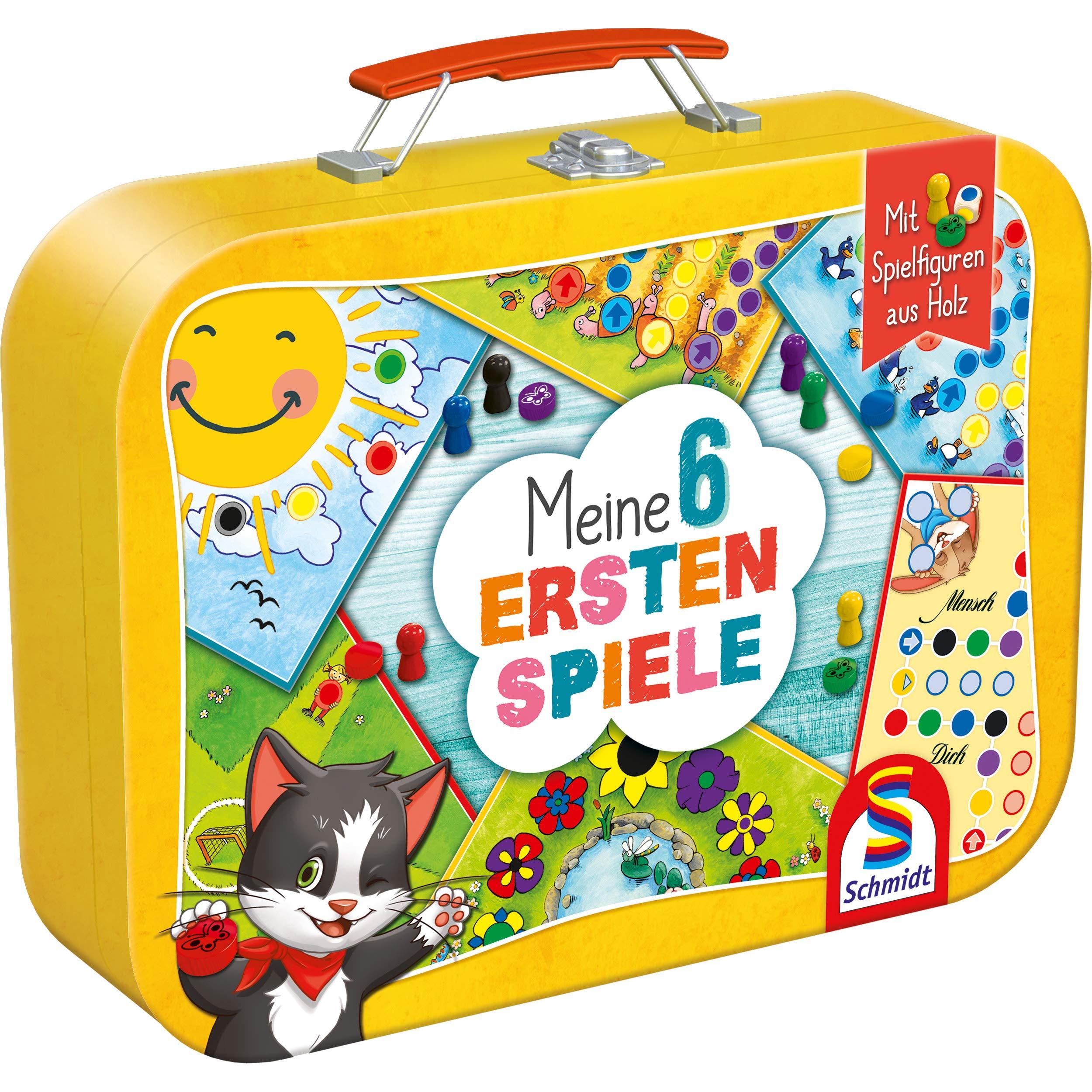 Schmidt Spiele Meine 6 ersten Spiele (Metallkoffer) (Deutsch)