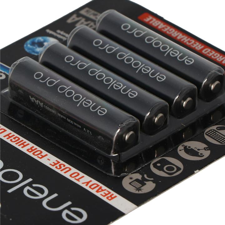 Immagine prodotto Panasonic Batteria Eneloop Pro Micro AAA LR03 BK-4HCCE/4BE e box batteria AAA (Accumulatore di carica elettrica)