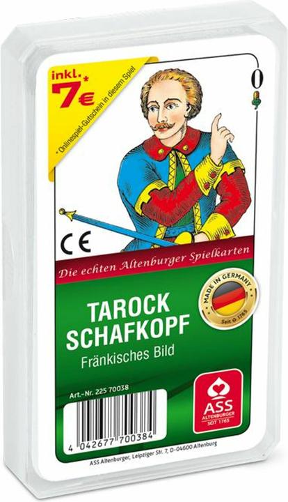 Image du produit ASS Altenburg 22570038 - Schafkopf/Tarot, pont de Franconie (étui plastique) (Allemand)