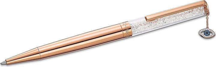 Swarovski Crystalline Gloss Ballpoint Evil Eye (Or rose)
