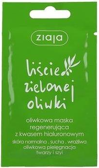 Actual product image Ziaja Green Olive Leaves Olive Regenerating Mask With Hyaluronic Acid 7Ml (7 ml)