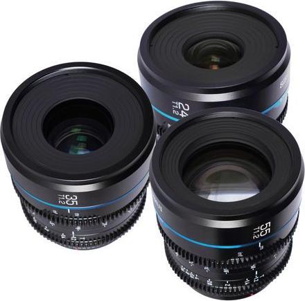 Image du produit Sirui Nightwalker 24 35+55mm T1.2 S35 MF Cine Lens Bundle M4/3-Mou (Micro Four Thirds, APS-C / DX)
