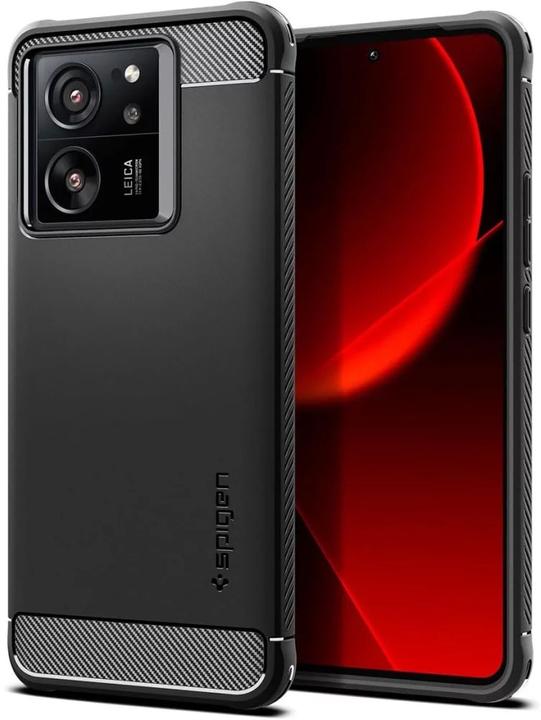 Actual product image Spigen Rugged Armor Xiaomi 13T/13T Pro czarny/black matte ACS07502 (Xiaomi 13T Pro)