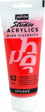 Immagine prodotto Pebeo Acrilico Fine Studio Acrylics (Imitazione rosso cadmio scuro., 100 ml)