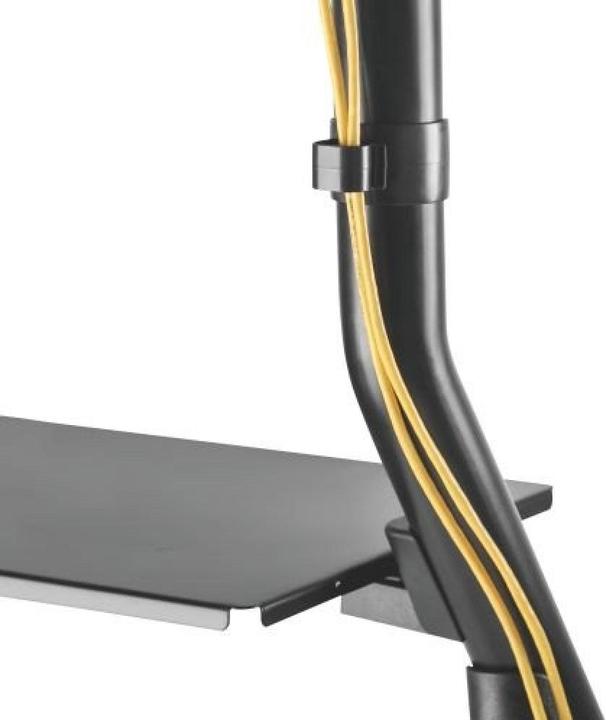 Actual product image Techly TV Trolley for LCD LED TV 60"105", with shelf (105", 100 kg)