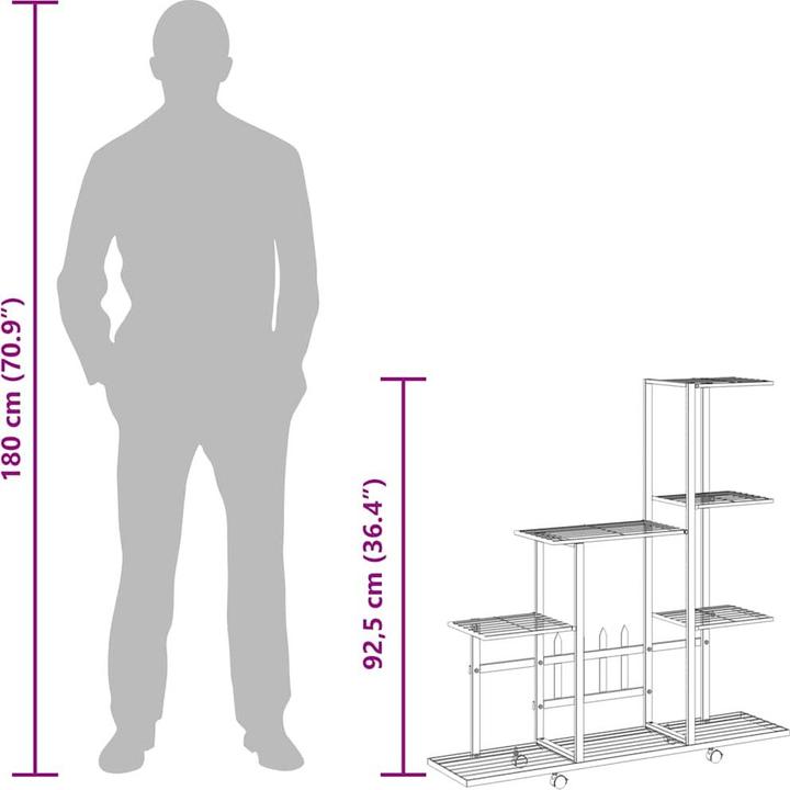 Image du produit vidaXL Blumenständer