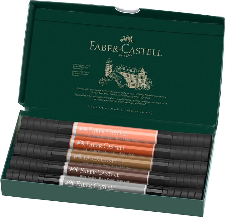 Actual product image Faber-Castell Pitt Artist (Multicoloured, 5 x)