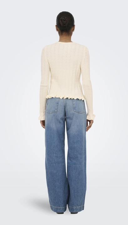 Produktbild Only Onlibi Ls O-Neck Frill Cardi Ex Knt (M)