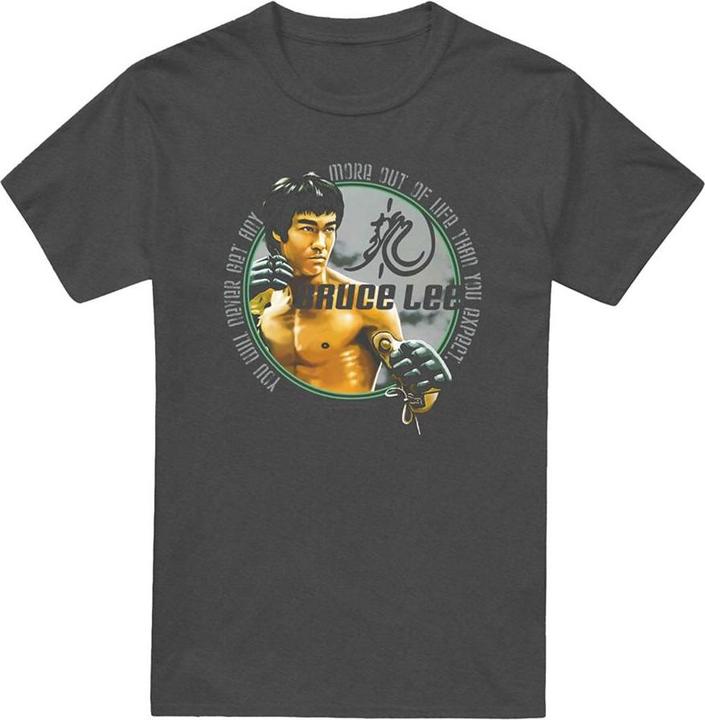 Produktbild Bruce Lee Expectations TShirt meliert (M)