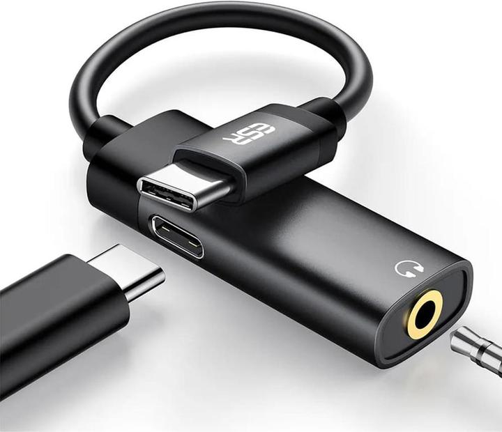 ESR 2 in 1 USB-C to Headphone Jack Adapter (USB Type C, 3.5mm jack)