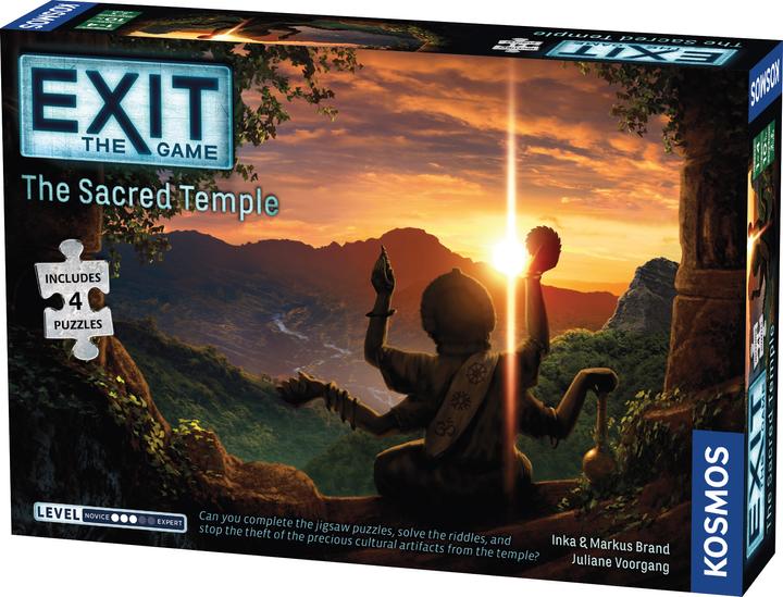 Actual product image Thames & Kosmos EXIT: The Sacred Temple (with Jigsaw Puzzles) Board Game Strategy (German)