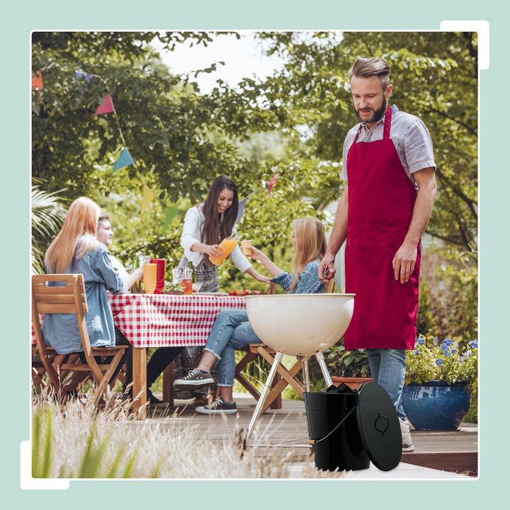 Actual product image Relaxdays Ash bucket