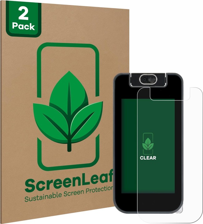 Actual product image ScreenLeaf Protective film sustainable screen protector screen protector film clear transparent (2 Piece, VTech KidiBuzz 3)