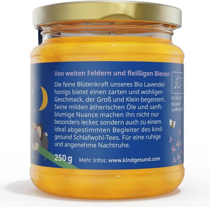 Nährwerte und Zutaten Kindgesund Lavendelhonig 250 g (250 g)