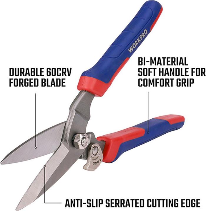 Actual product image Workpro Multifunktionsschere WP214009 (20 cm)