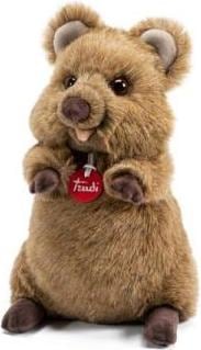 Produktbild Trudi Klassik Plüschtier Quokka Arturo 18 x 30 x 18 cm, Grösse M, hochwertiges Stofftier mit weichen (18 cm)