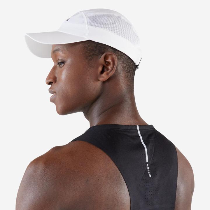Produktbild Kiprun Lauf-Cap Schirmmütze - V2 weiss (One Size)