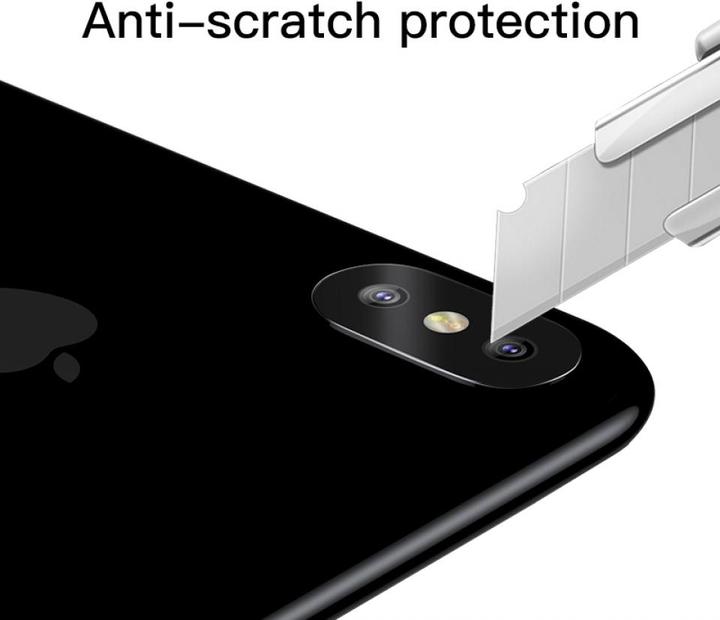Actual product image Baseus Camera Glass (1 Piece, Apple iPhone X)