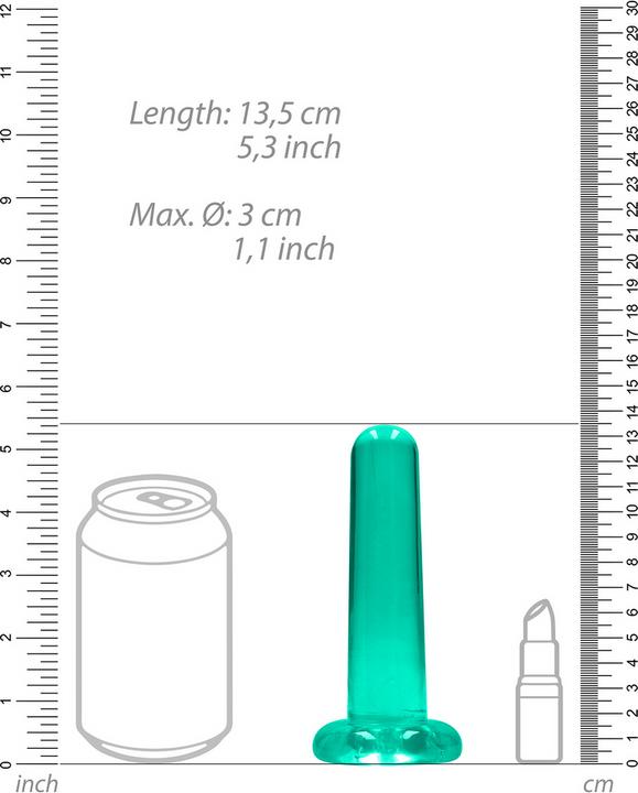 Produktbild RealRock Non Realistic Dildo With Suction Cup 5,3" / 13,5cm