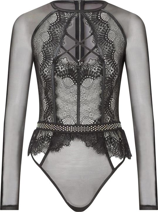 Actual product image Ann Summers Narcissa Bodysuit - Black (XL)