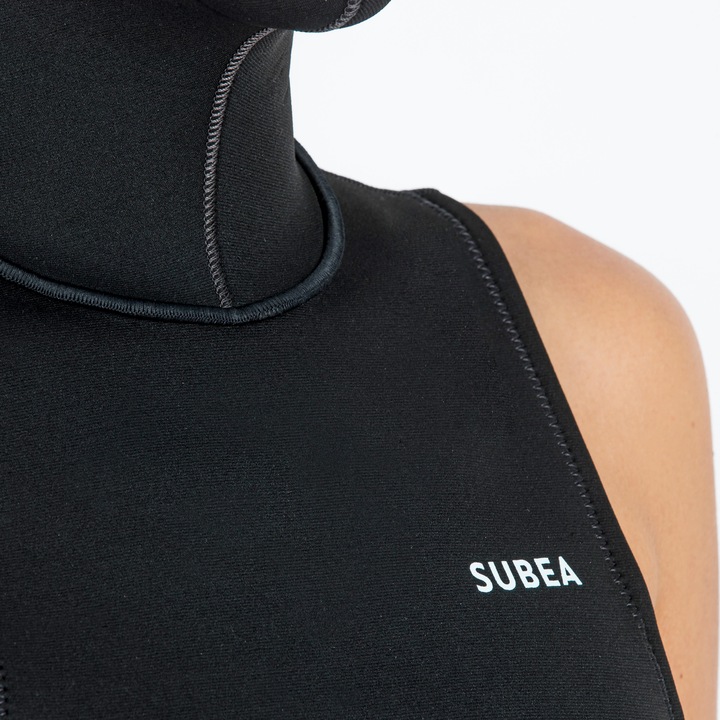 Image du produit Subea Top de plongée avec capuche 3/2 mm néoprène - Noir/Gris (3/2 mm, S)