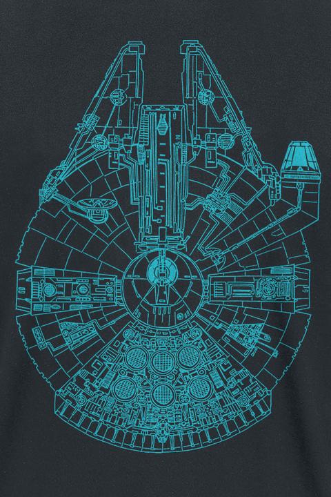Produktbild Star Wars Millenium Falcon Blueprint (L)