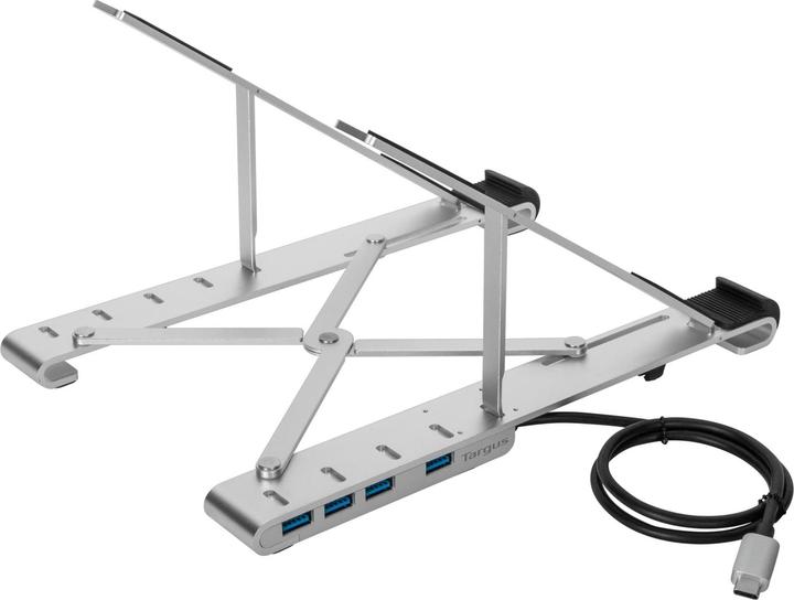Actual product image Targus Portable Stand+USB-A Hub Silver