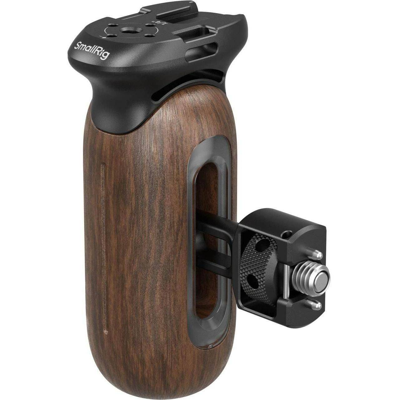 SmallRig Haltegriff Wooden Side Handle, Accessori video, Marrone, Nero