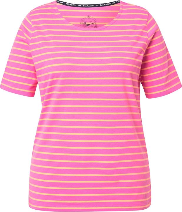 Image du produit Laurasøn T shirt rayé à col rond et manches 1/2 (42)