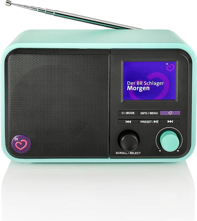 Produktbild Dual BR Schlager Radio - DAB+/ UKW Radio mit Bluetooth und wiederaufladbarer Batterie (DAB+)