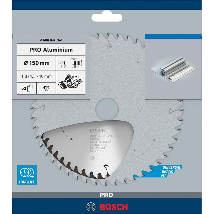 Productafbeelding Bosch Professional Zubehör Cirkelzaagblad voor accuzagen Standaard voor Aluminiu