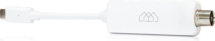 Actual product image Abcom Tuner DVB-T2 Homatics biely (USB-C, DVB-C, DVB-T2)
