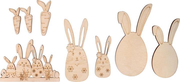 Image du produit Rayher Éléments de décoration en bois