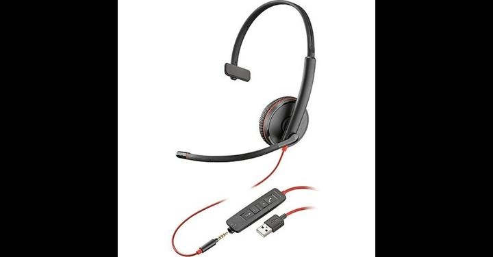 Produktbild Poly BW C3215 MONO HS +CC (Kabelgebunden, USB-C, Avaya, Cisco, Skype)
