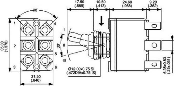 Image du produit APEM Interrupteur A Bascule 12a 28vcc