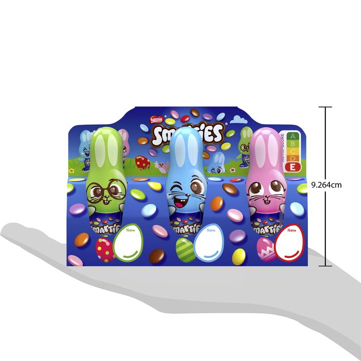 Actual product image Nestlé Smarties mini Easter bunnies (67 g)