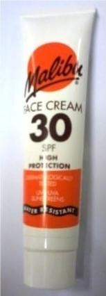 Produktbild Malibu Gesichtscreme SPF30 Hoher Schutz 40ml (Sonnencreme, SPF 30, 40 ml)