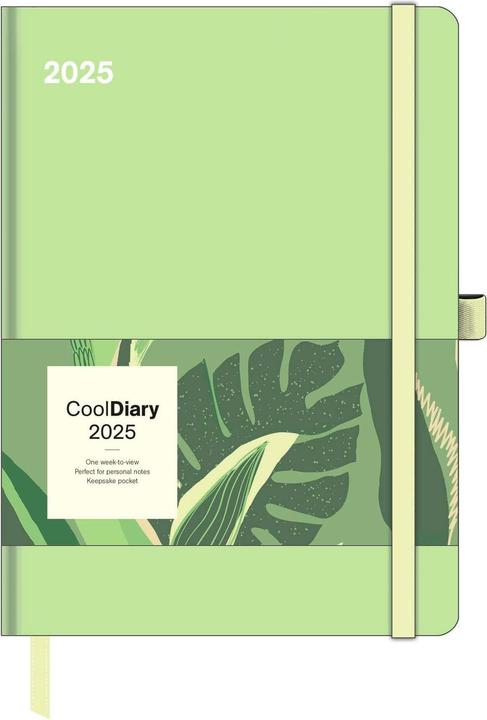 Actual product image Neumann N NEUMANNVERLAGE - Matcha 2025 Cool Diary, 16x22cm, weekly calendar with banderole and ribbon (16 x 22 cm)