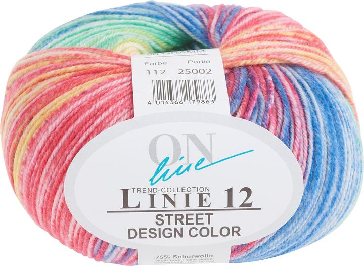 Produktbild Online Street Design Color, Linie 12, 50 g, ca. 210 m (210 m)